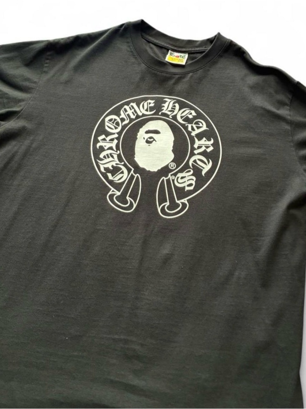 Chrome Hearts x BAPE Black Graphic Short Sleeve Tee